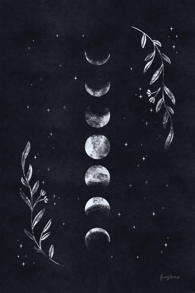 Lunar II art print by Becky Thorns for $57.95 CAD