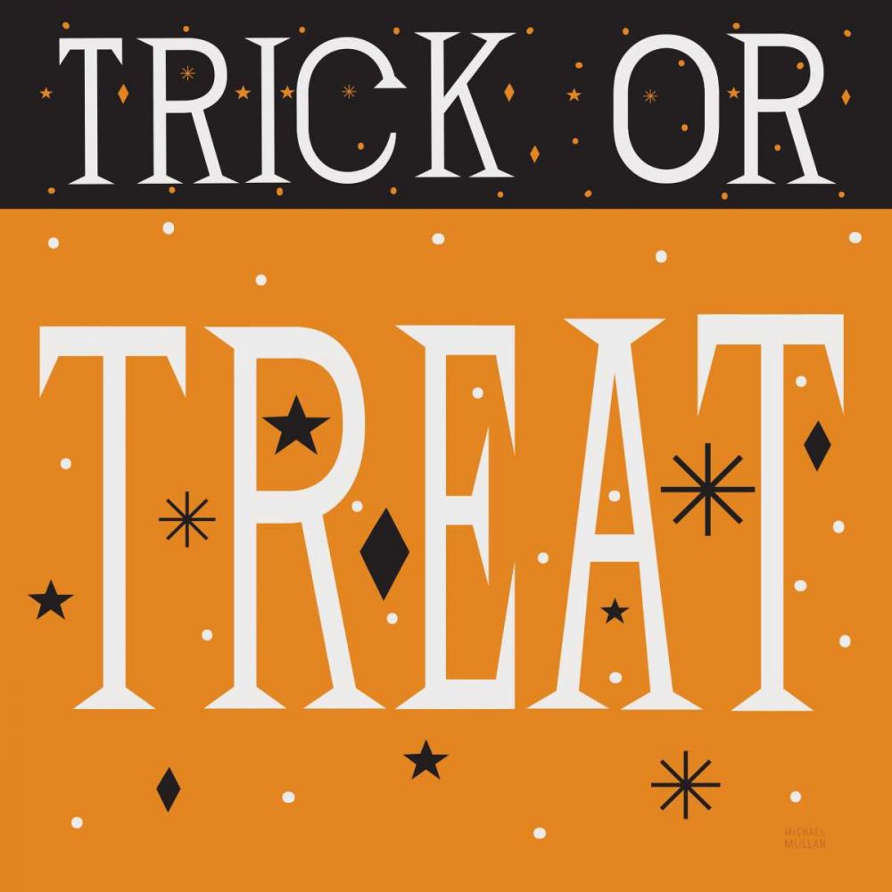 Festive Fright Trick or Treat III art print by Michael Mullan for $57.95 CAD