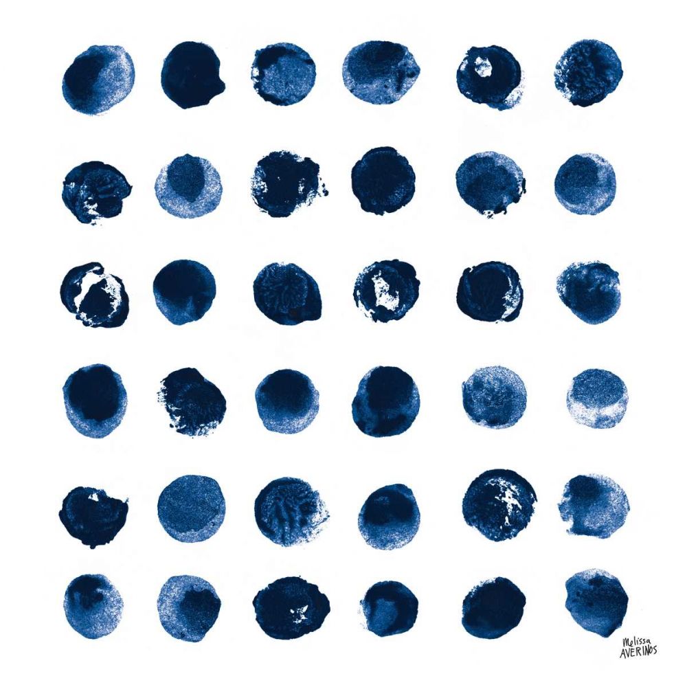 Markmaking Blue Sq I art print by Melissa Averinos for $57.95 CAD
