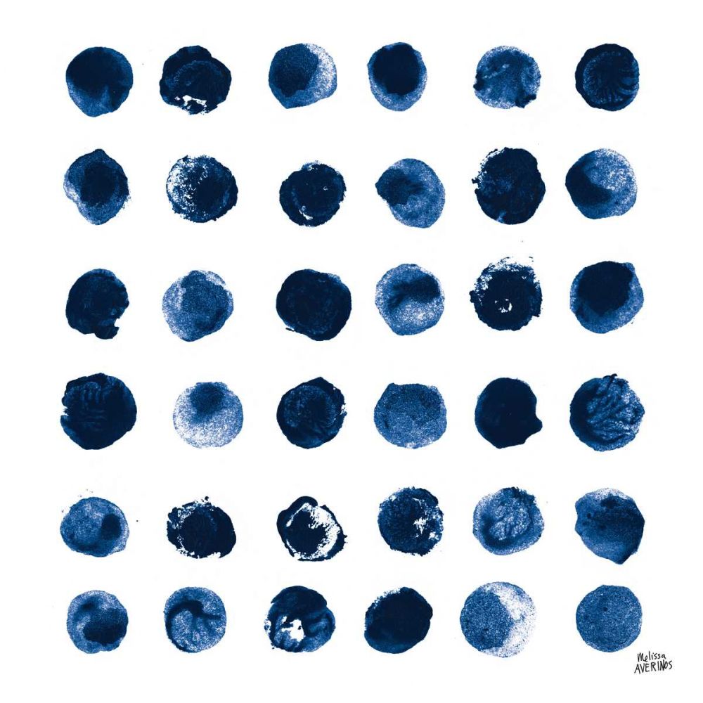Markmaking Blue Sq II art print by Melissa Averinos for $57.95 CAD