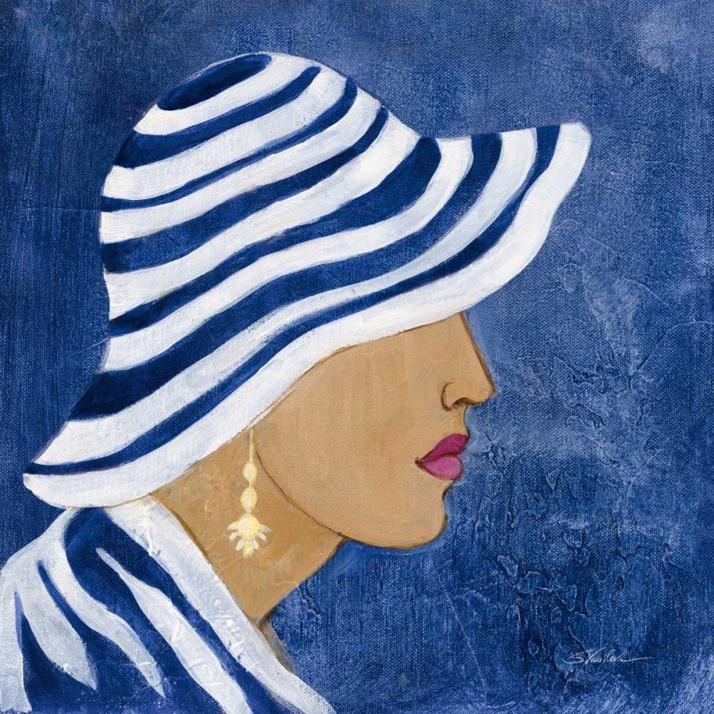 Lady with Hat I art print by Silvia Vassileva for $57.95 CAD