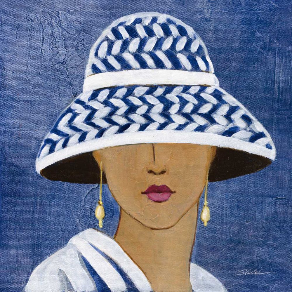 Lady with Hat II art print by Silvia Vassileva for $57.95 CAD