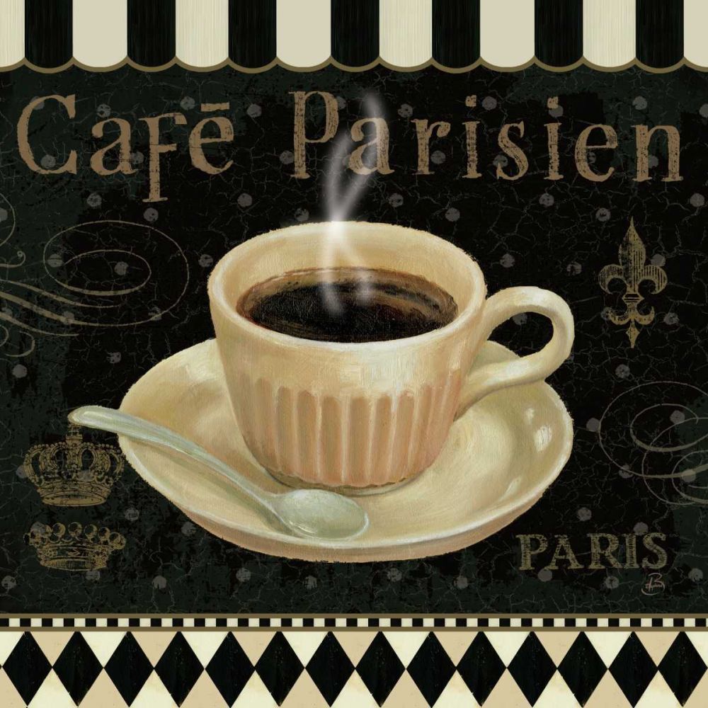 Cafe Parisien I art print by Daphne Brissonnet for $57.95 CAD