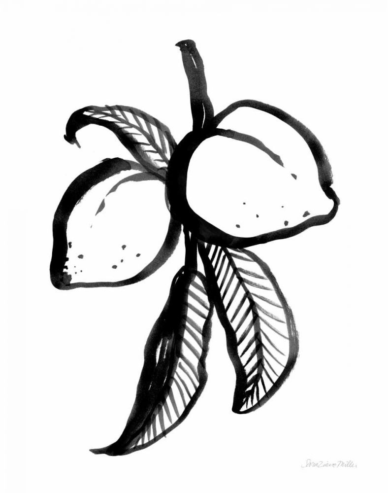 Ink Peaches art print by Sara Zieve Miller for $57.95 CAD