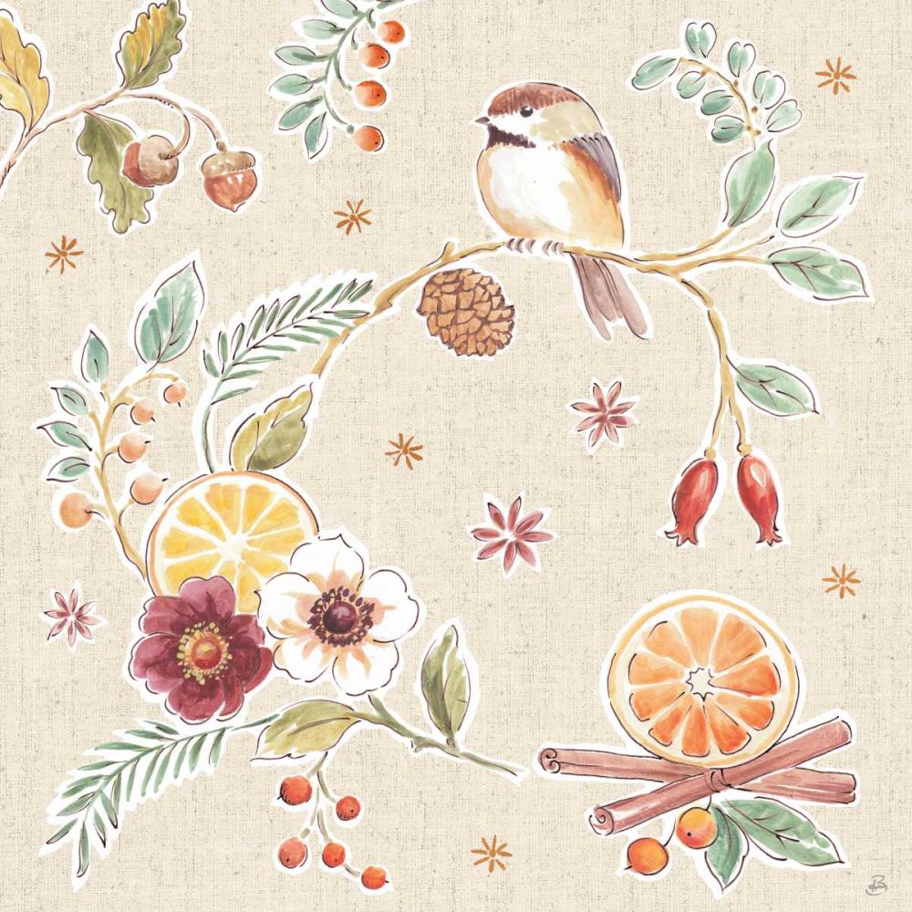 Winter Spice II art print by Daphne Brissonnet for $57.95 CAD