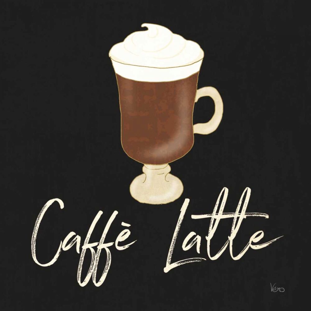 Fresh Coffee Caffe Latte art print by Veronique Charron for $57.95 CAD