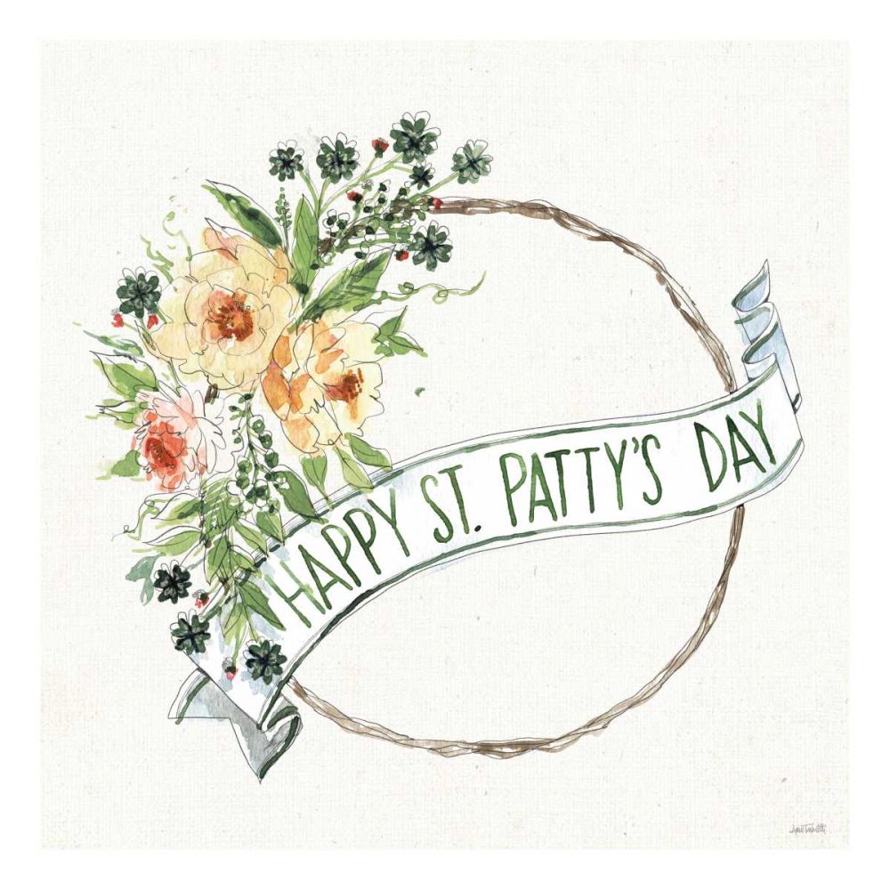 Happy St.Pattys Day I art print by Anne Tavoletti for $57.95 CAD