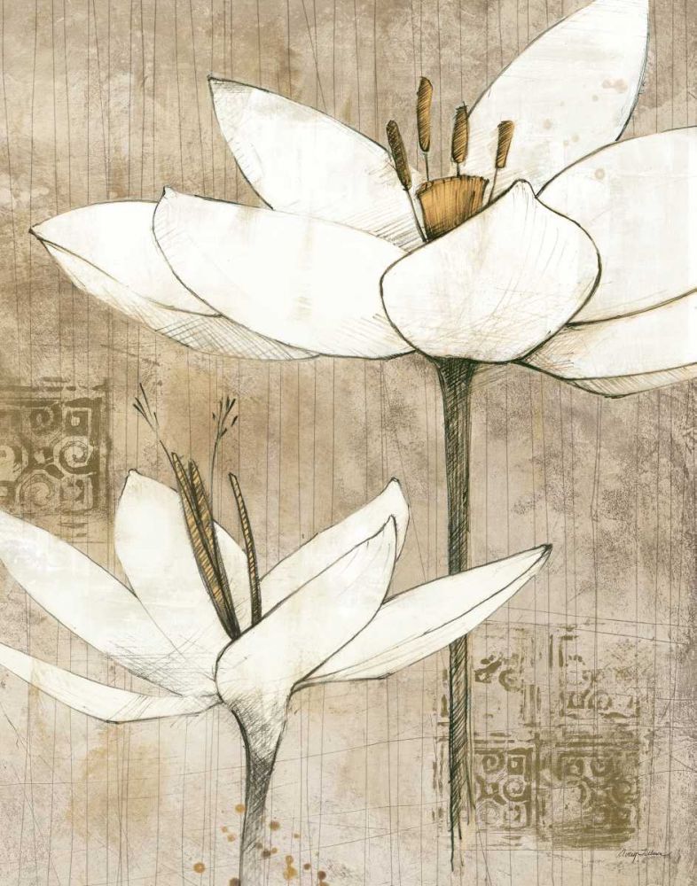Pencil Florals I art print by Avery Tillmon for $57.95 CAD
