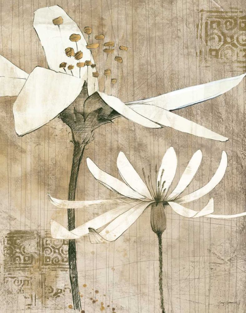 Pencil Florals II art print by Avery Tillmon for $57.95 CAD