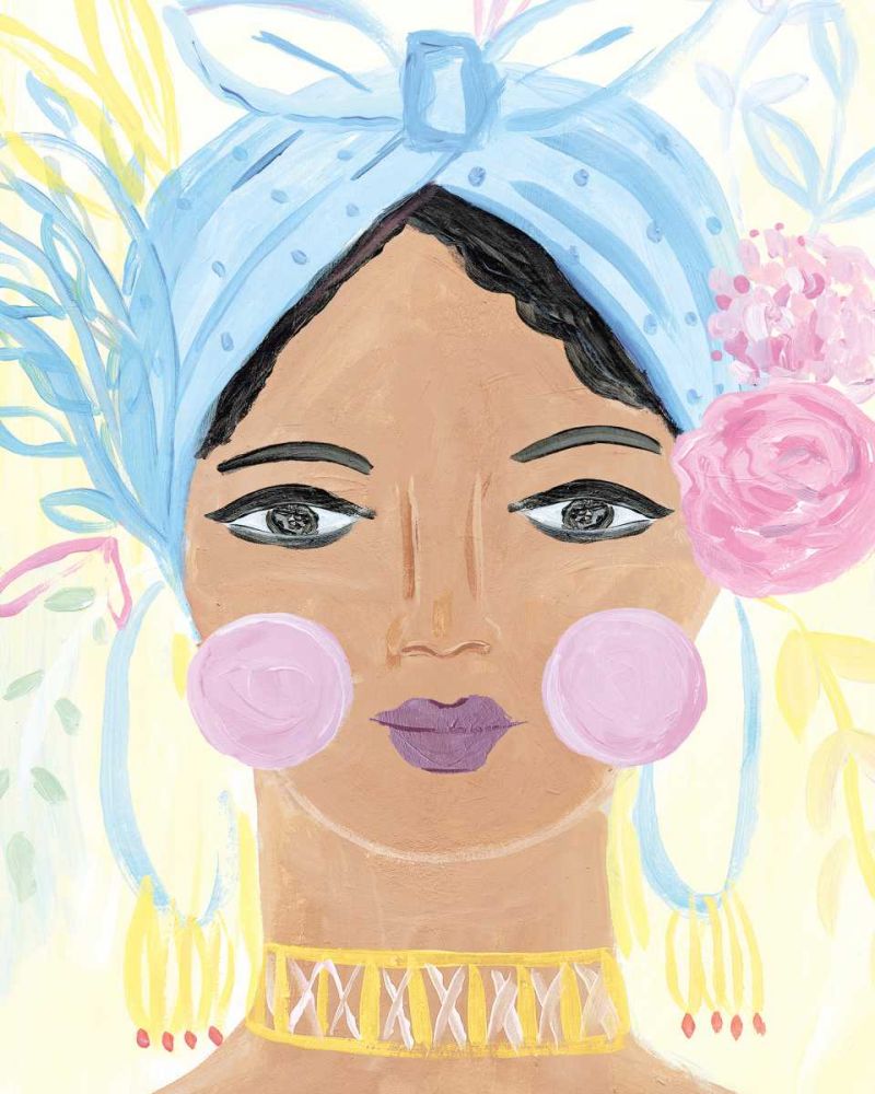 Boho Lady IV art print by Farida Zaman for $57.95 CAD