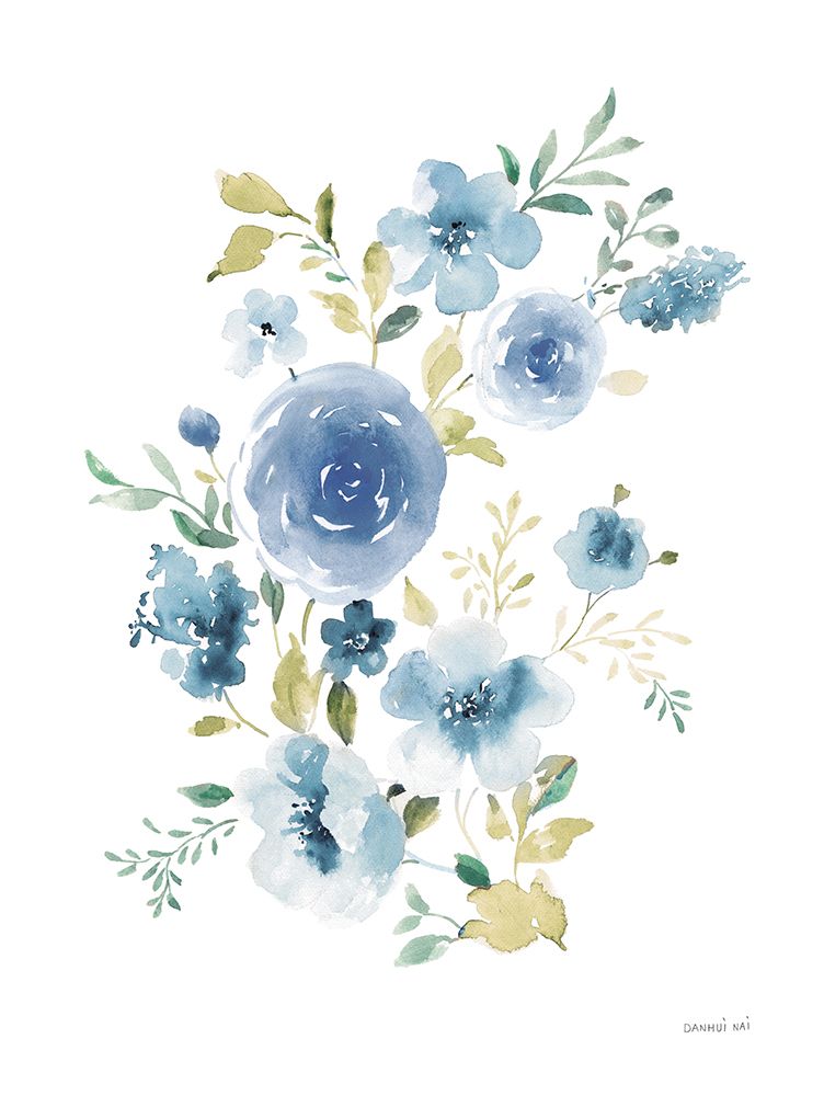 Floral Serenade I art print by Danhui Nai for $57.95 CAD