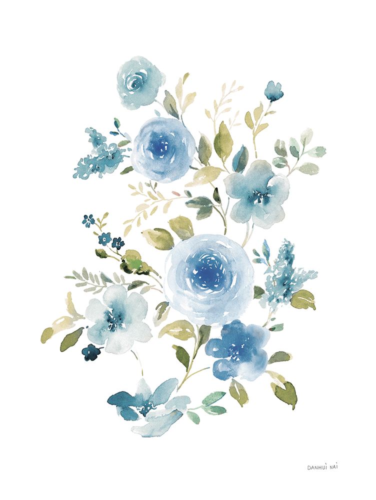 Floral Serenade II art print by Danhui Nai for $57.95 CAD