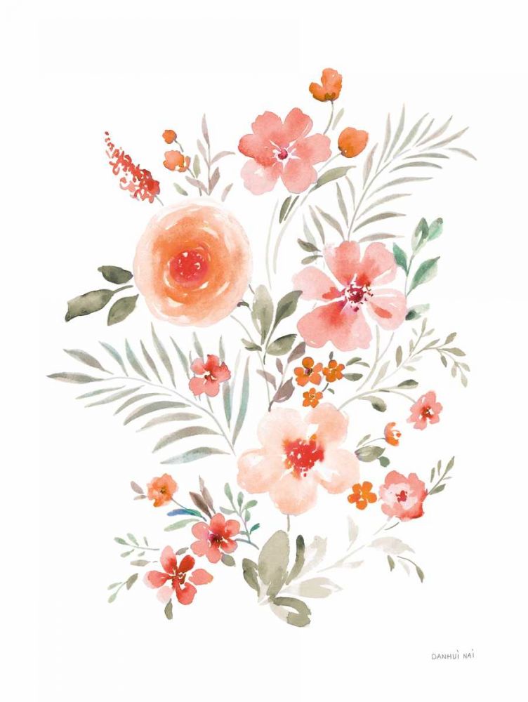 Floral Serenade IV art print by Danhui Nai for $57.95 CAD