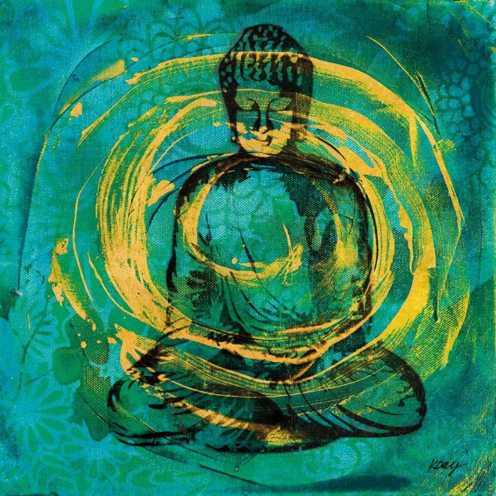Centered Buddha art print by Kellie Day for $57.95 CAD