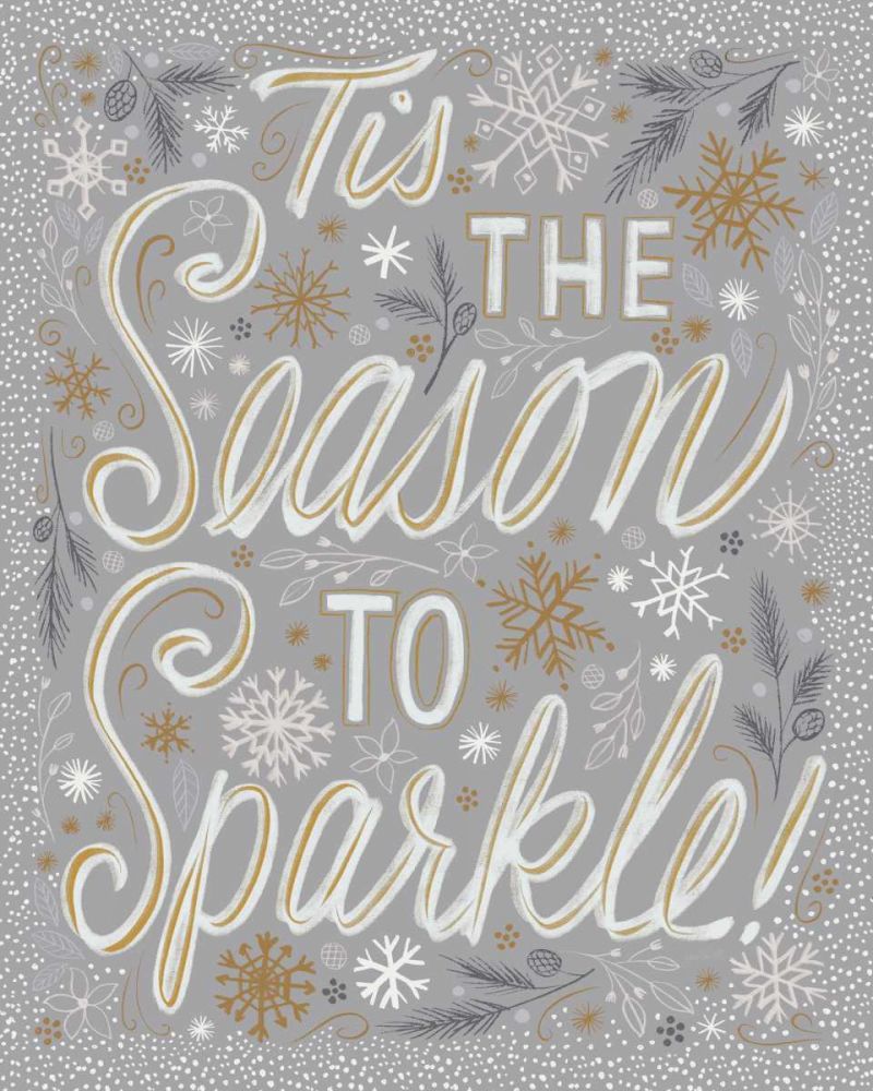 Season to Sparkle I Neutral art print by Anne Tavoletti for $57.95 CAD