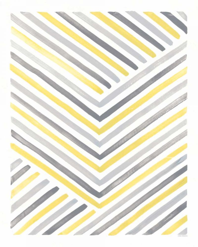 Desert Sunset IV Yellow Gray art print by Laura Marshall for $57.95 CAD