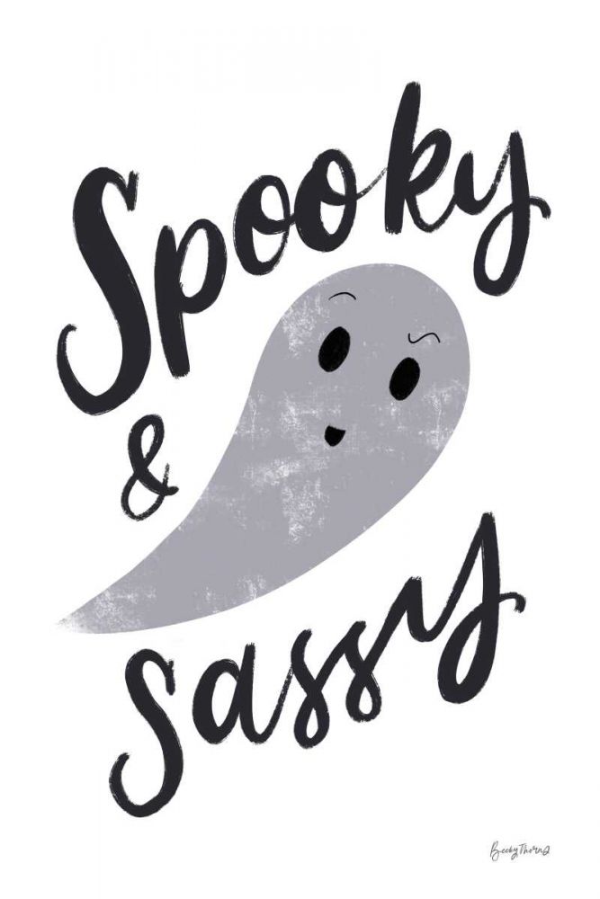 Sophisticated Spooky IB art print by Becky Thorns for $57.95 CAD