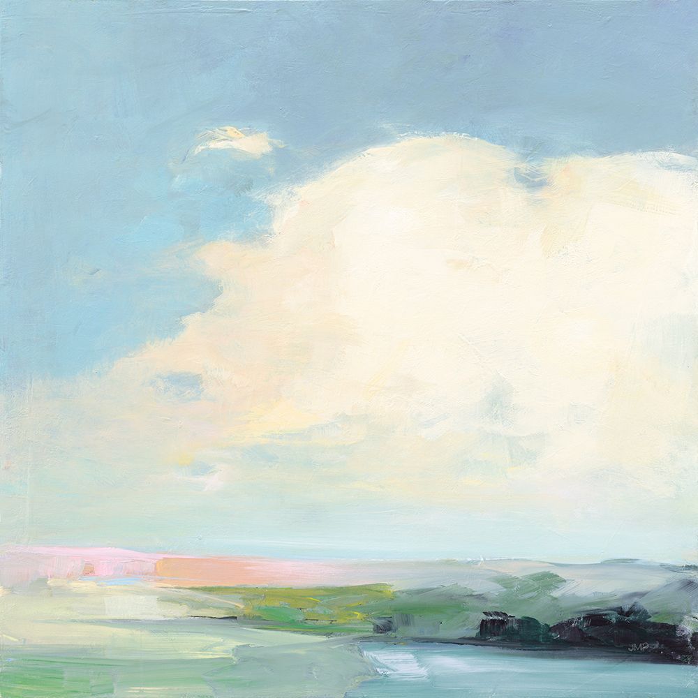 Colorful Horizon II Bright art print by Julia Purinton for $57.95 CAD