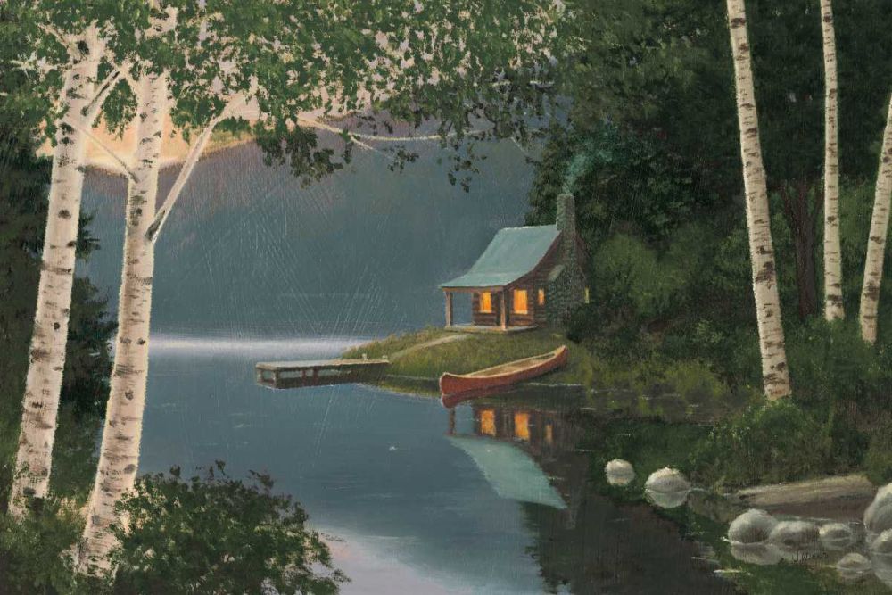 Quiet Evening I Summer art print by James Wiens for $57.95 CAD