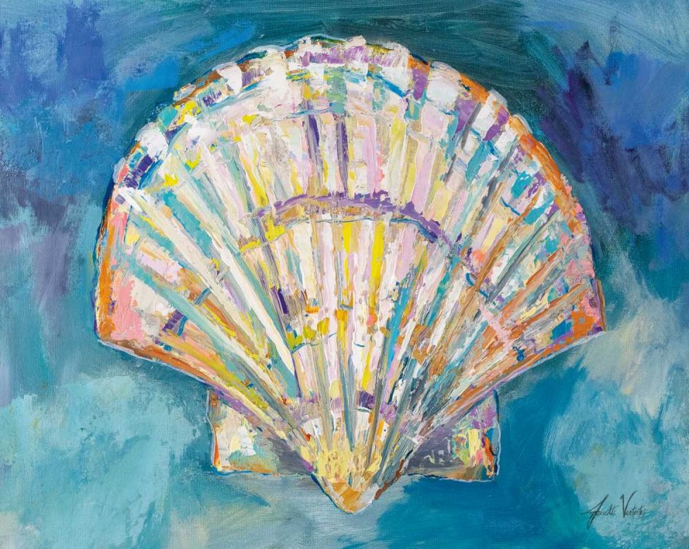 Scallop Shell art print by Jeanette Vertentes for $57.95 CAD