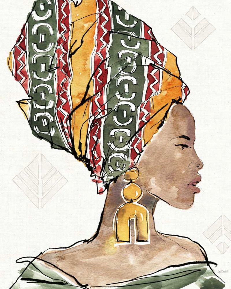 African Flair V art print by Anne Tavoletti for $57.95 CAD