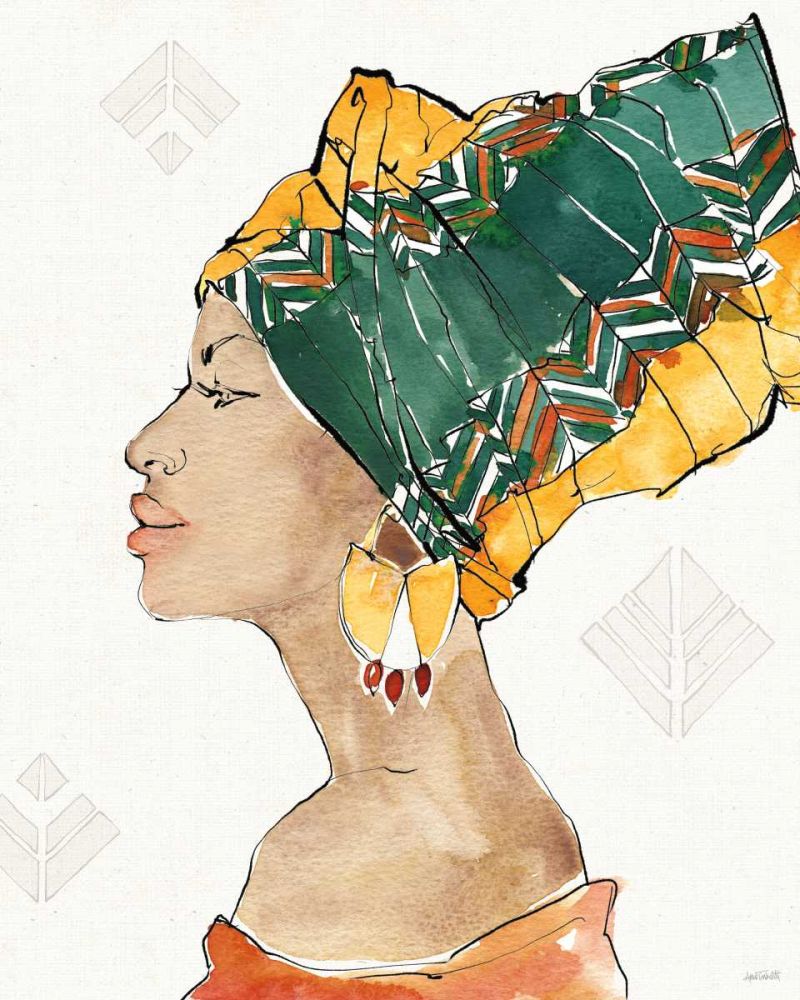 African Flair VII art print by Anne Tavoletti for $57.95 CAD
