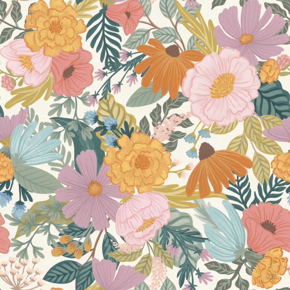 September Sweetness Pattern VIIA art print by Laura Marshall for $57.95 CAD