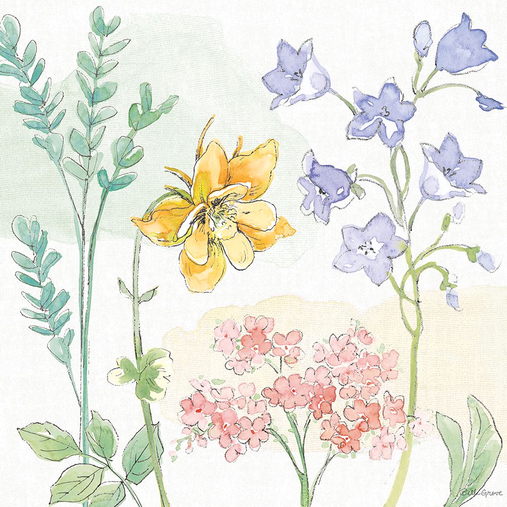 Peaceful Petals VII art print by Beth Grove for $57.95 CAD