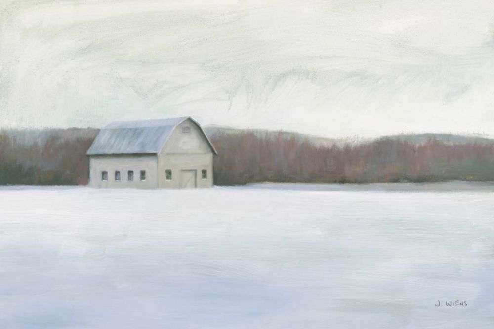 Winter Barn art print by James Wiens for $57.95 CAD