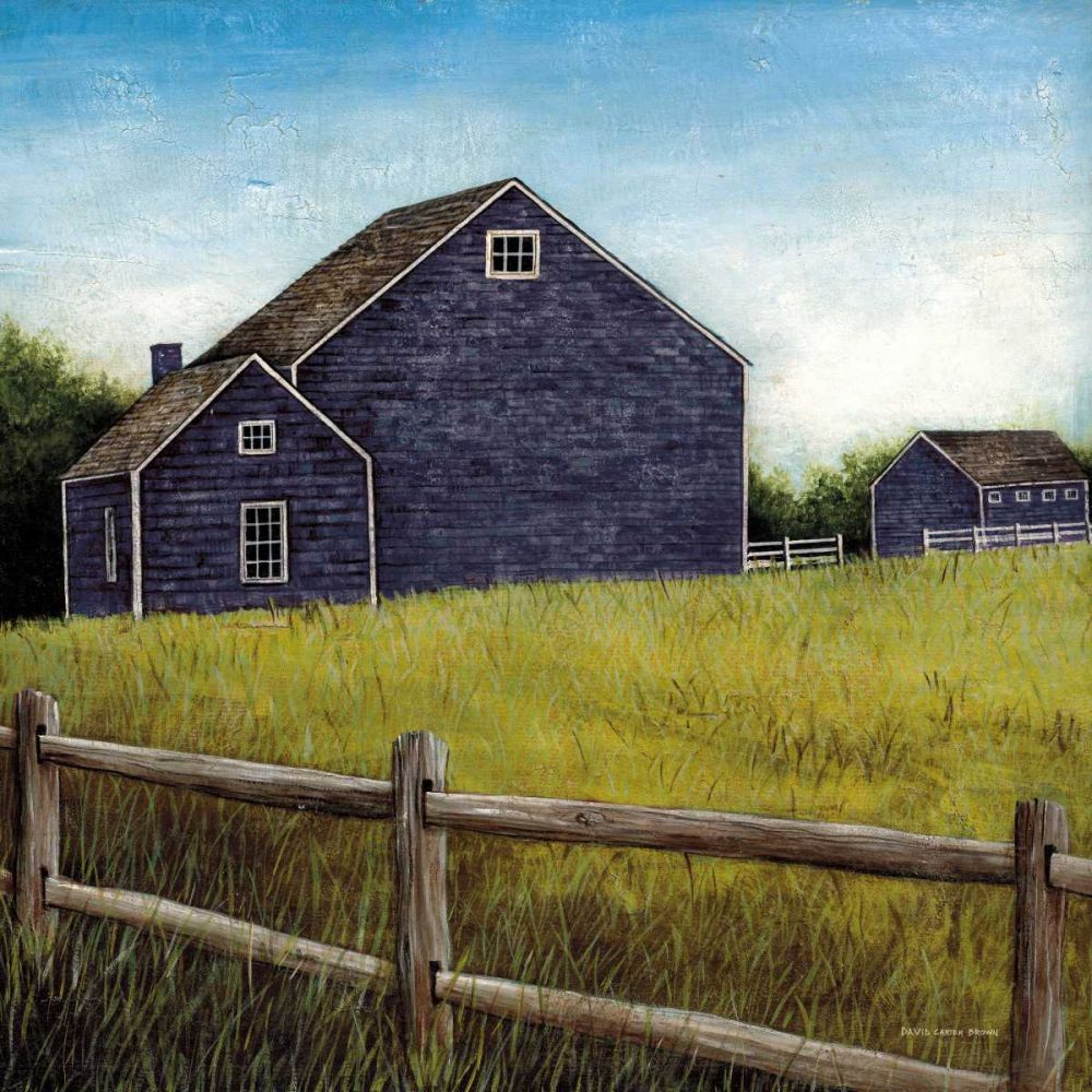 Weathered Barns Navy art print by David Carter Brown for $57.95 CAD