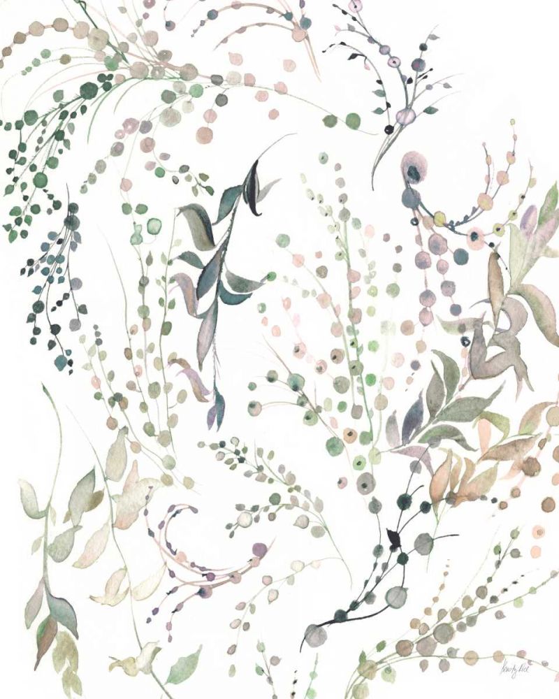 Leafy Tendrils art print by Kristy Rice for $57.95 CAD