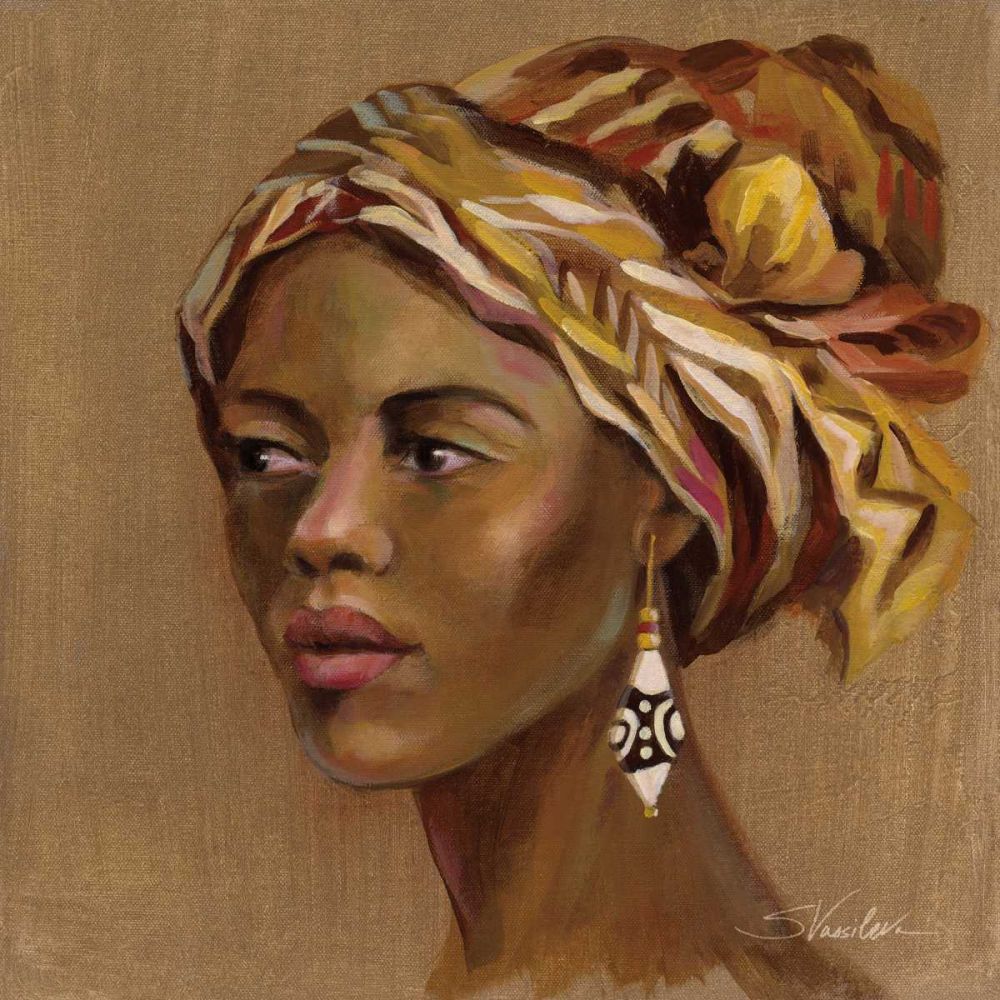 African Beauty II art print by Silvia Vassileva for $57.95 CAD