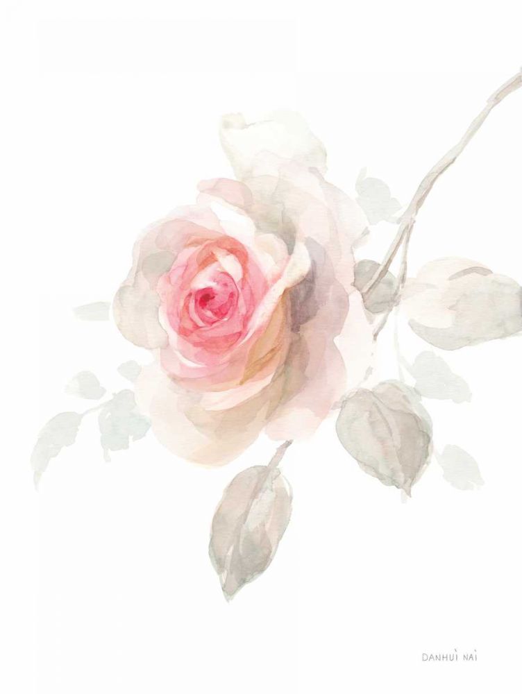 Gentle Rose II art print by Danhui Nai for $57.95 CAD
