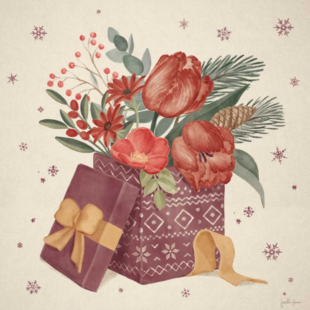Winter Blooms IV art print by Janelle Penner for $57.95 CAD