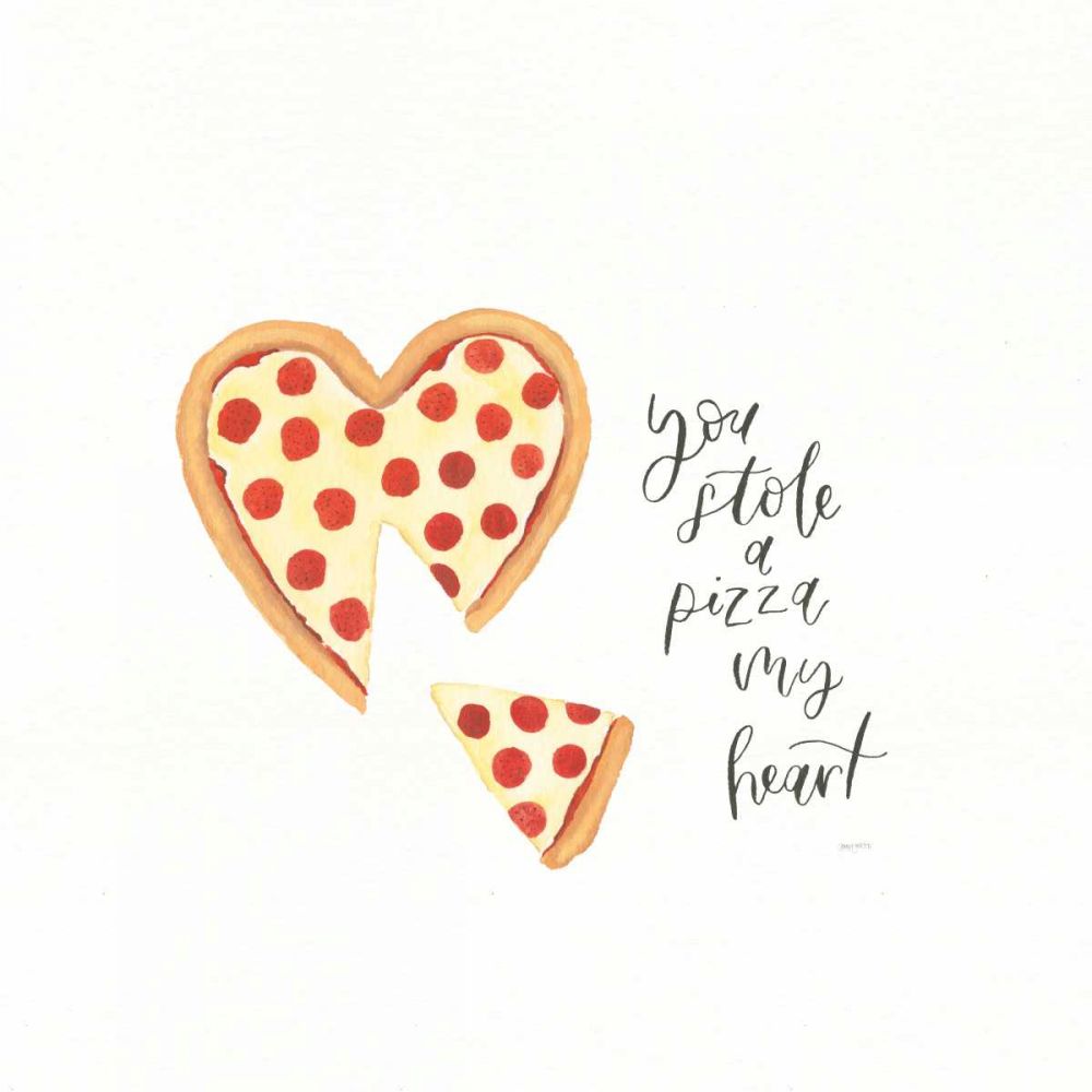 Pizza Love art print by Jenaya Jackson for $57.95 CAD