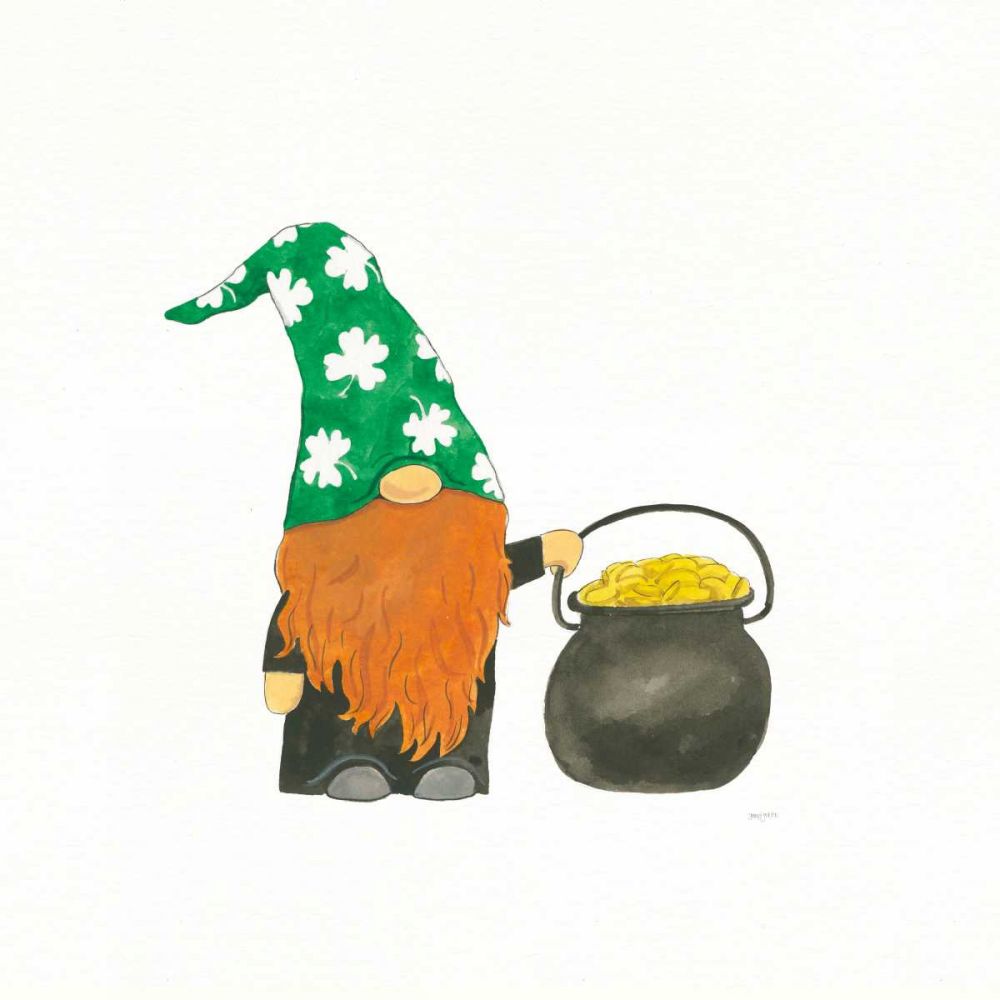St Patricks Day Gnomes I art print by Jenaya Jackson for $57.95 CAD