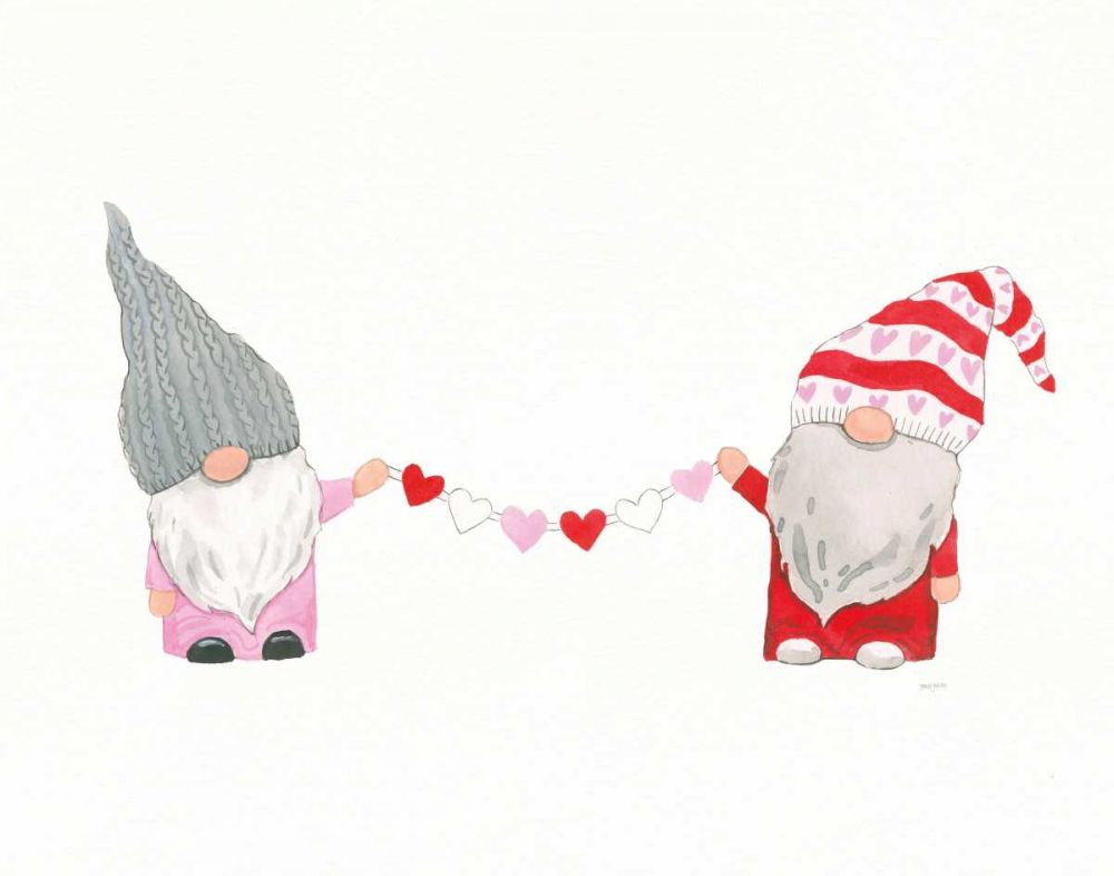 Gnomes in Love I art print by Jenaya Jackson for $57.95 CAD