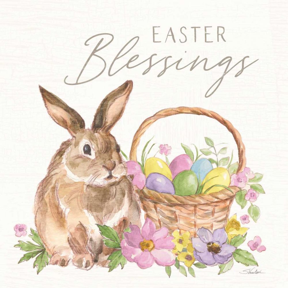 Happy Easter VI Bright art print by Silvia Vassileva for $57.95 CAD