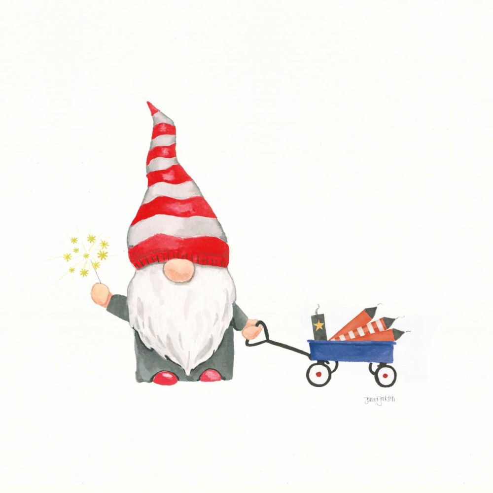 Patriotic Gnomes III art print by Jenaya Jackson for $57.95 CAD