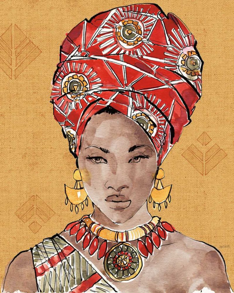 African Flair IV Warm art print by Anne Tavoletti for $57.95 CAD