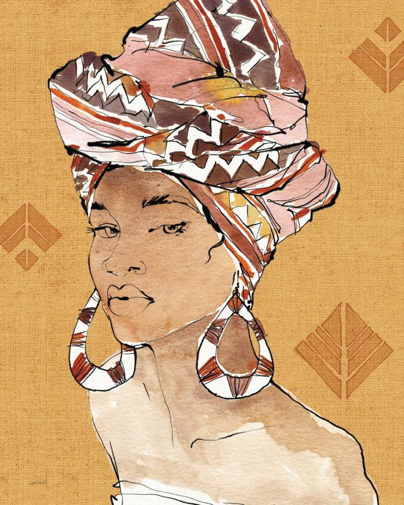 African Flair VI Warm art print by Anne Tavoletti for $57.95 CAD
