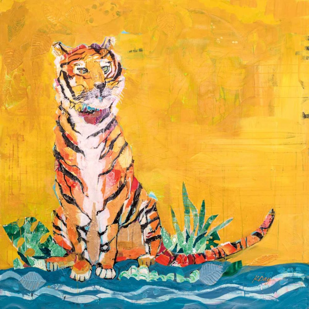 Tiger art print by Kellie Day for $57.95 CAD