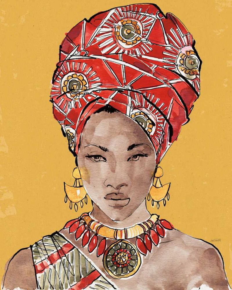 African Flair IV Earthy art print by Anne Tavoletti for $57.95 CAD