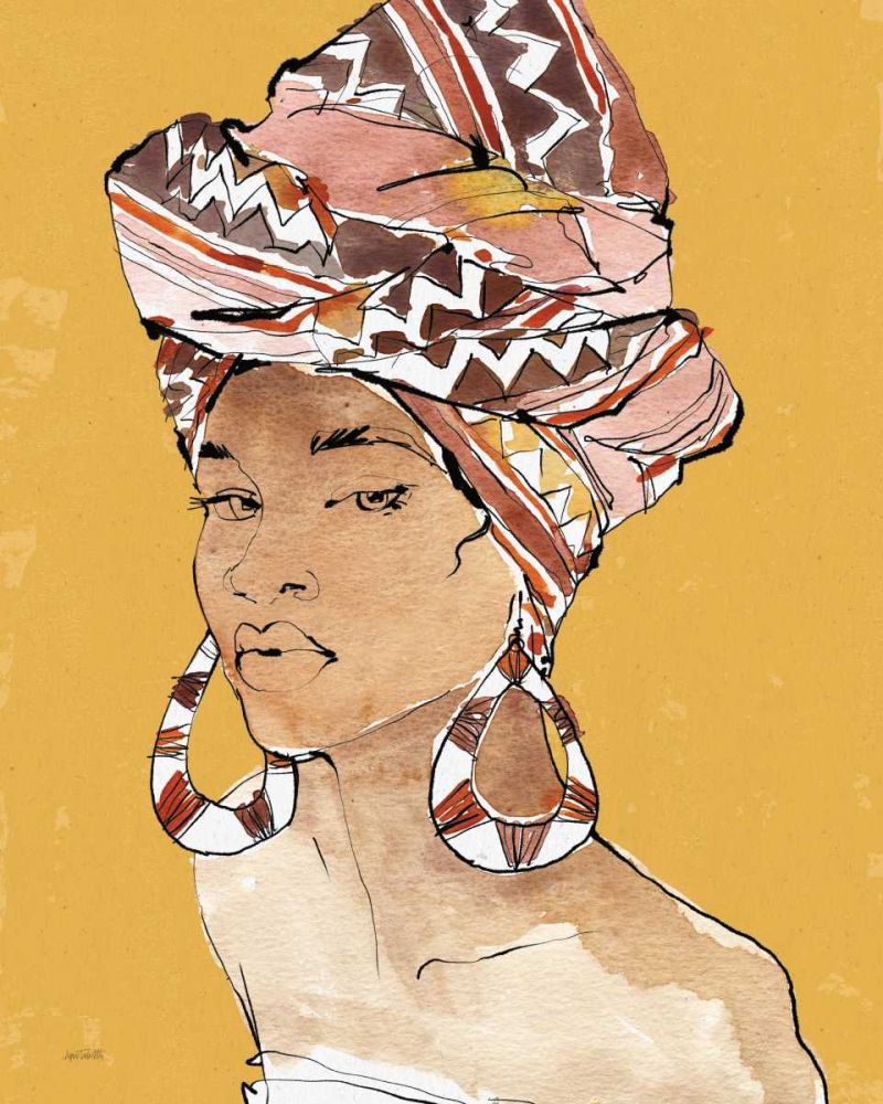 African Flair VI Earthy art print by Anne Tavoletti for $57.95 CAD