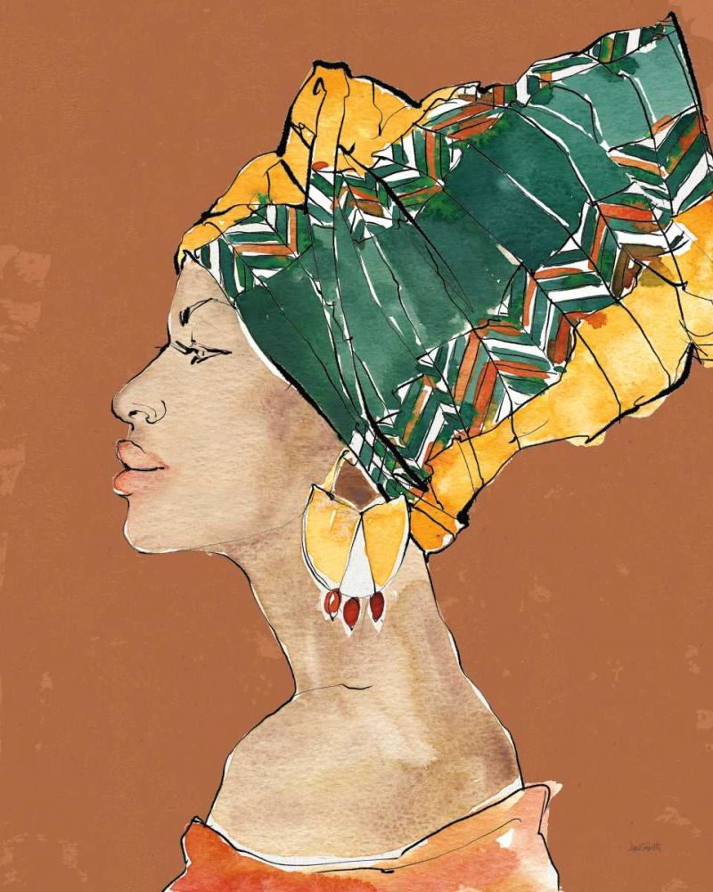 African Flair VII Earthy art print by Anne Tavoletti for $57.95 CAD