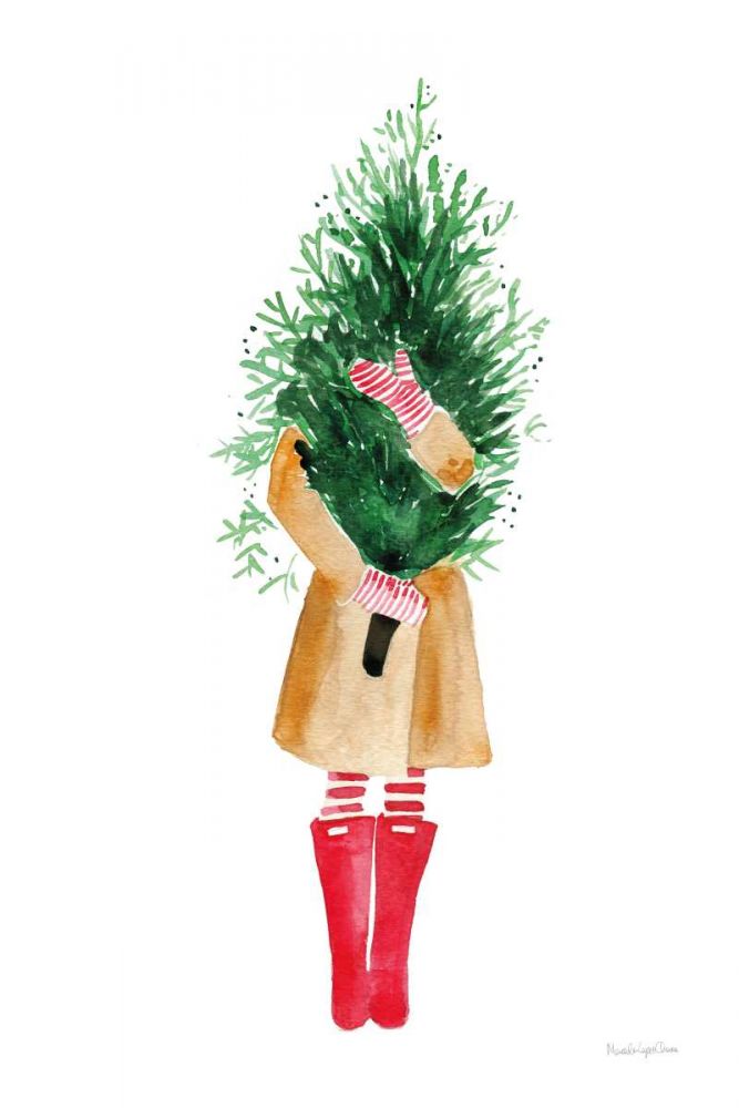 Holiday Mood I art print by Mercedes Lopez Charro for $57.95 CAD