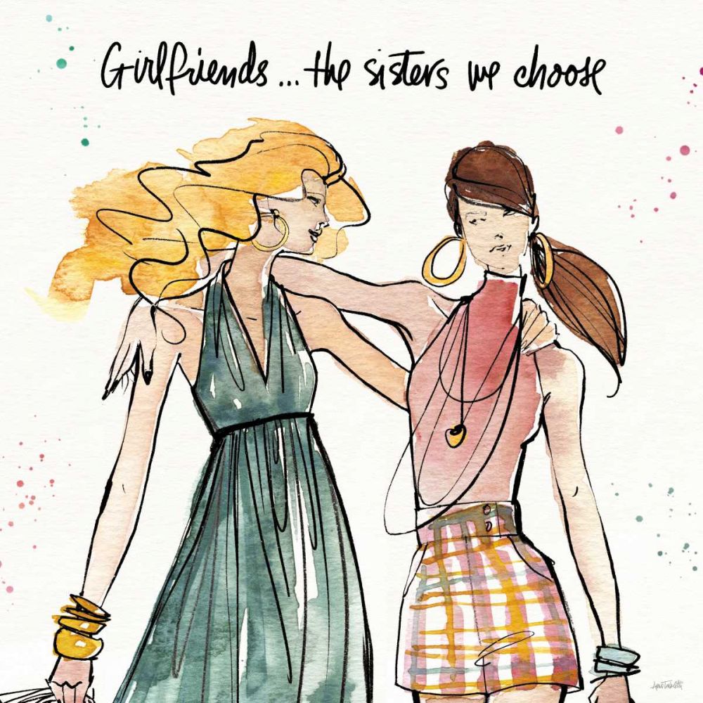 Girlfriends II art print by Anne Tavoletti for $57.95 CAD