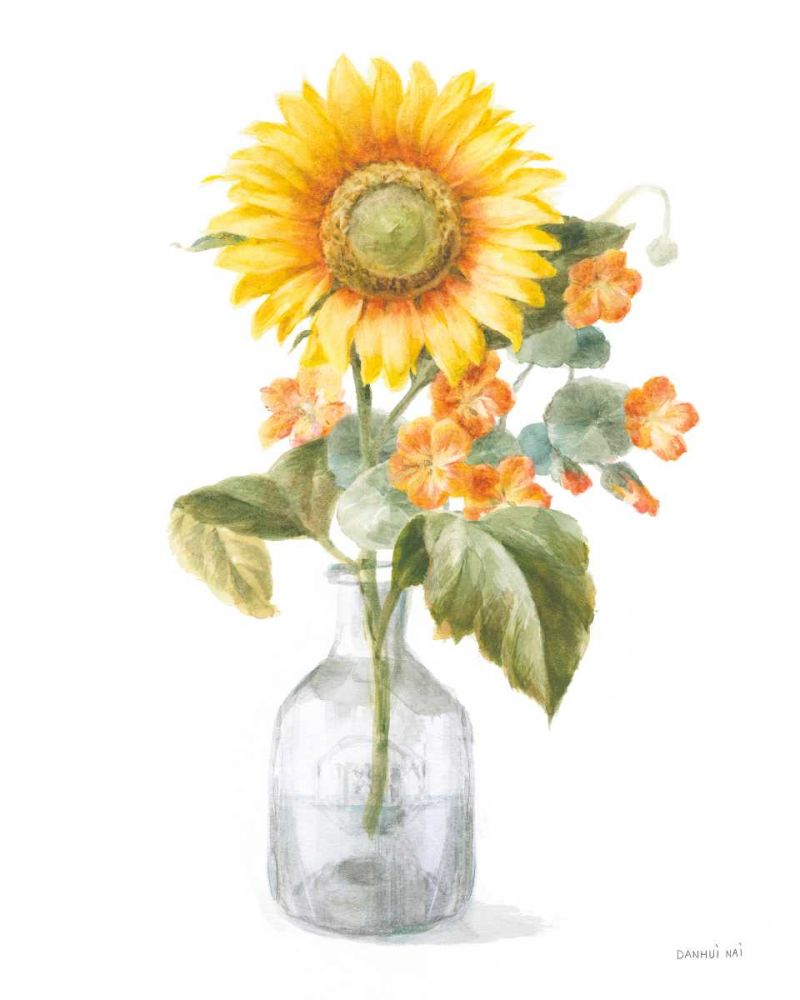 Fresh Cut Sunflowers II art print by Danhui Nai for $57.95 CAD