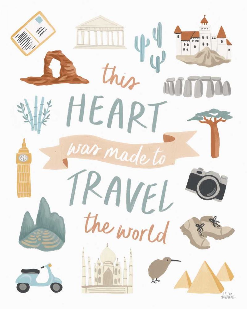 Around the World IV art print by Laura Marshall for $57.95 CAD