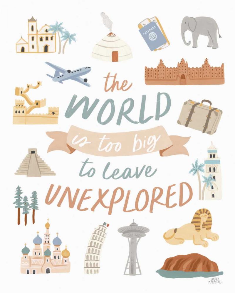 Around the World V art print by Laura Marshall for $57.95 CAD